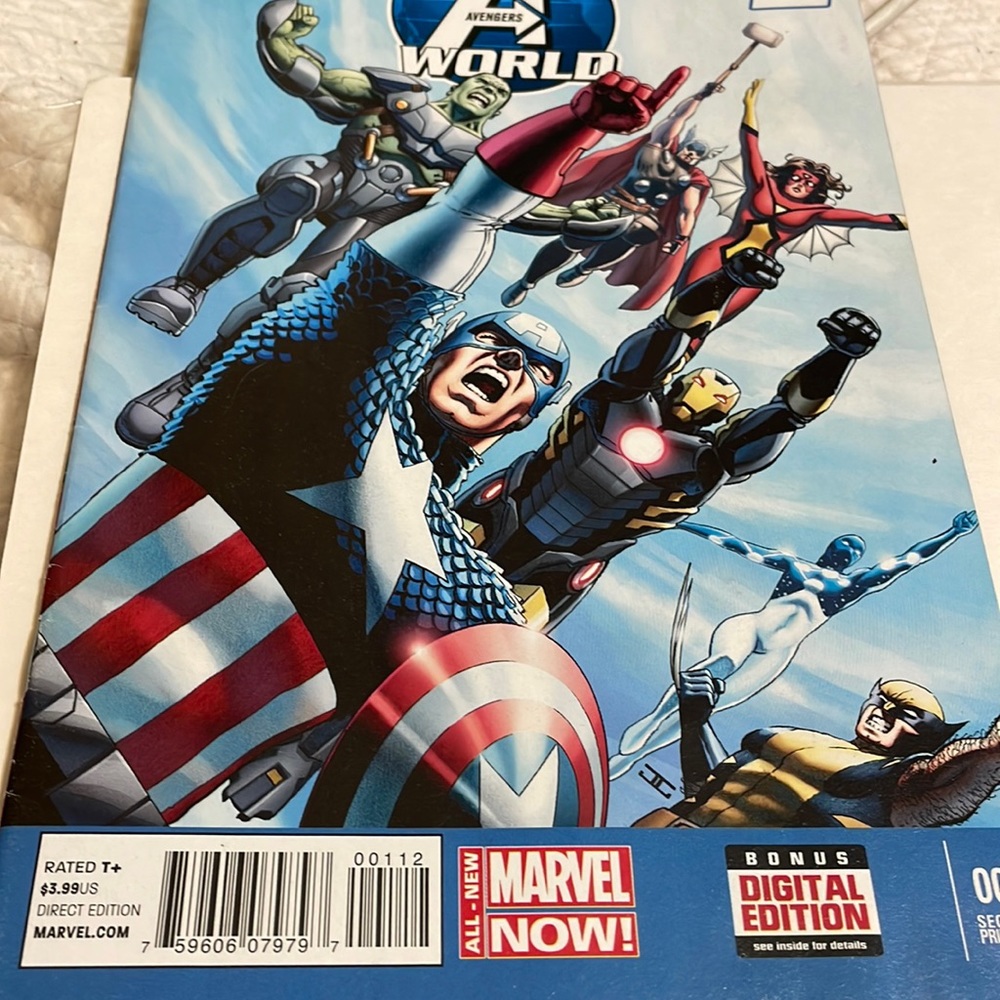 Avengers world #1 second printing